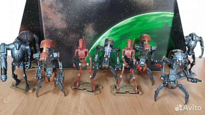 Фигурки звездные войны (red battle droid)