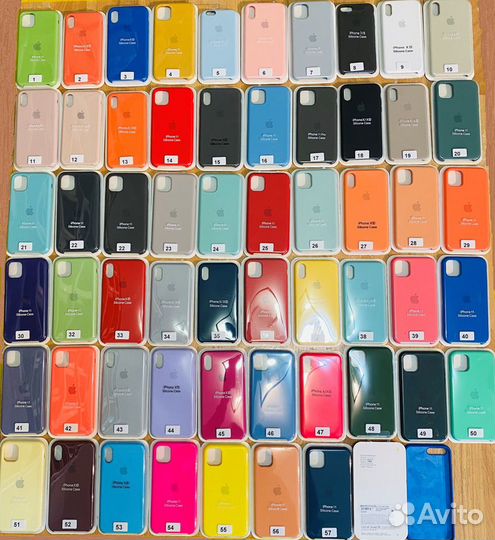 Чехлы Silicon Case на iPhone