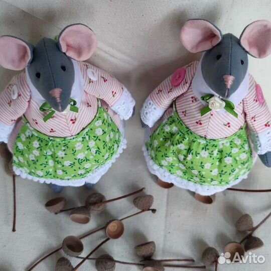 Игрушка Мышь тильда. Крыса.Весна мышка Кукла