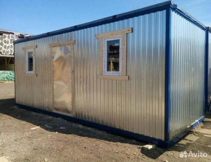 Бытовка евро распашонка с тамбуром (бке-03)