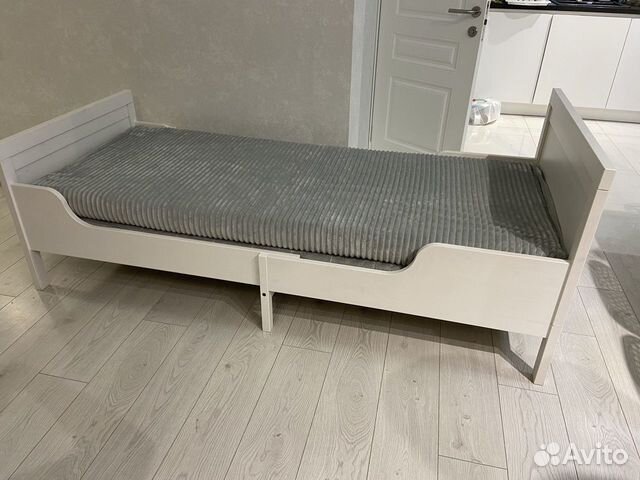 Детская кровать IKEA раздвижная с матрацем купить в Воскресенском ...