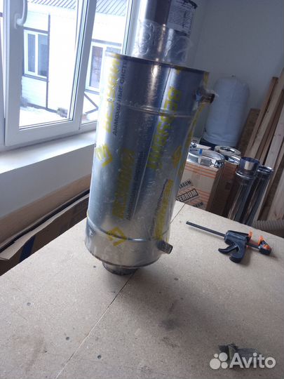 Продам теплообменник на трубу 115мм