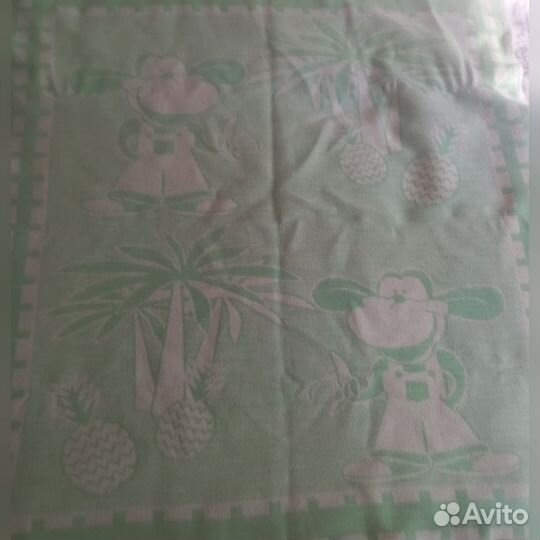 Одеяло байковое детское бу