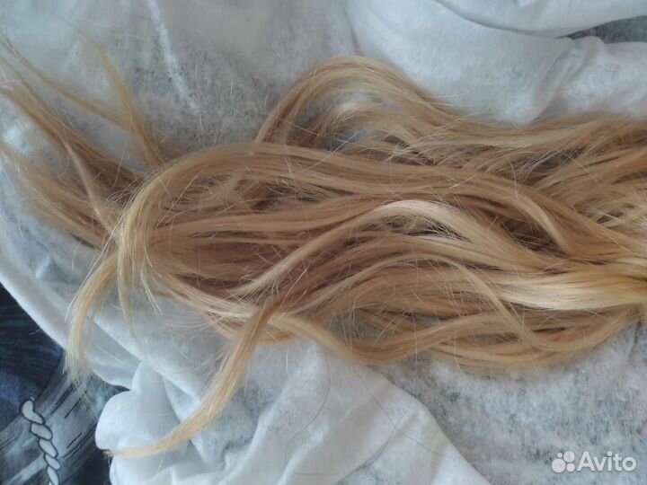 Волосы для наращивания блонд