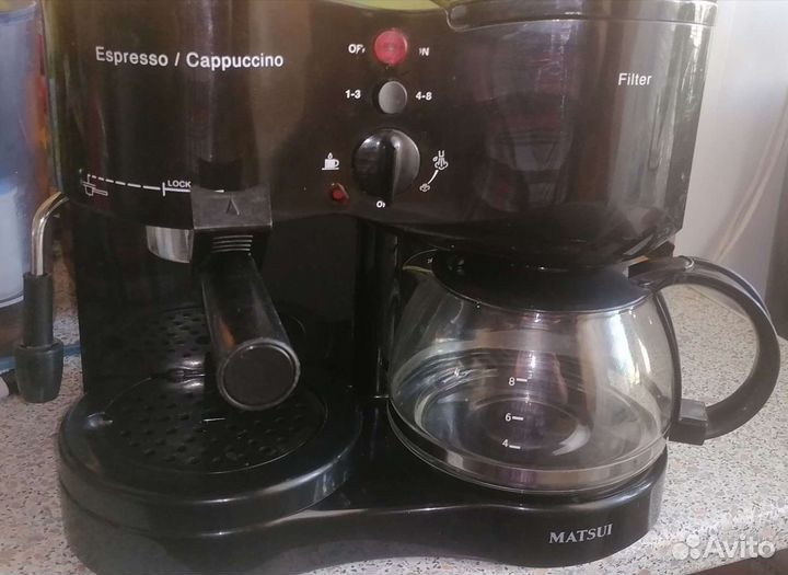 Кофеварка рожковая капельная