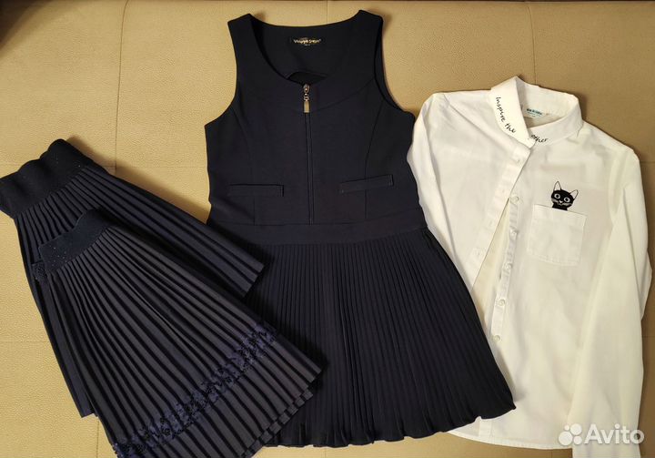 Школьная форма для девочки 128 134 синяя