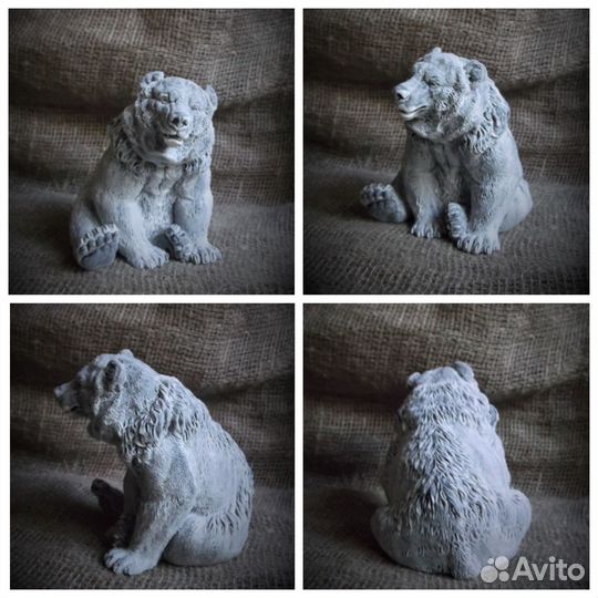 Статуэтка Медведь фигурка из камня подарок