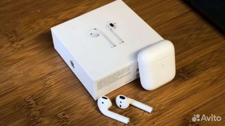 Беспроводные наушники apple airpods 2/лучшая верси