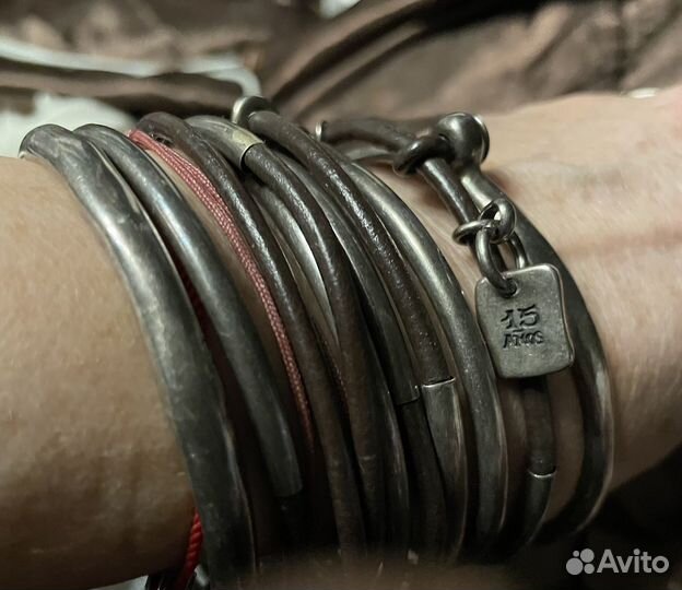 Серебряный браслет uno de 50