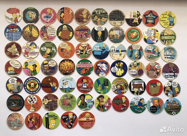 Фишки кепсы сотки, симпсоны, читос