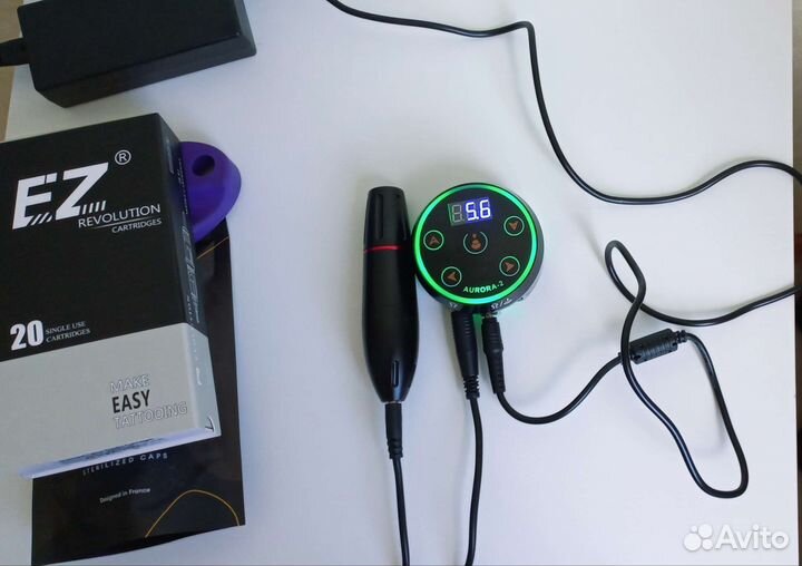 Машинка для перманента mast с блоком питания