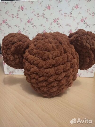 Шапка с ушками, детская, 