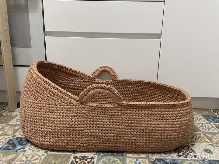 Вязаная люлька для новорожденного(на заказ)