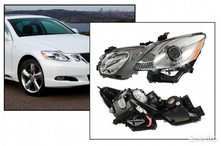 Фары lexus GS300 05-12 под ксенон, AFS