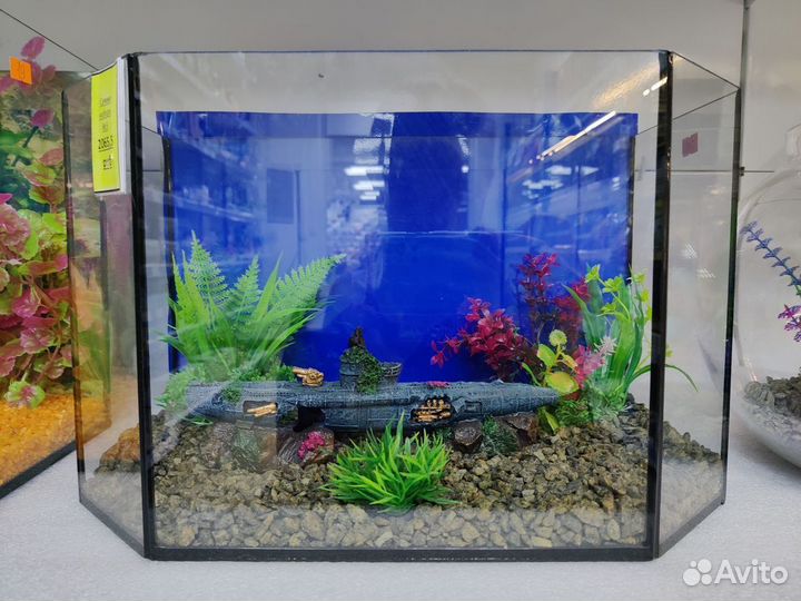 Готовые аквариумы для рыбок
