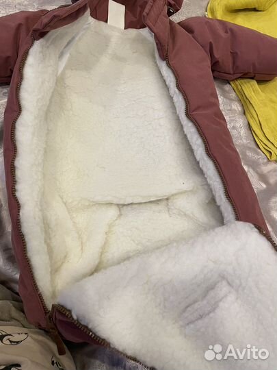 Конверт зимний для девочки 74