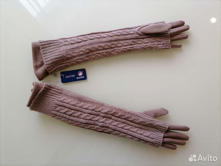 Перчатки женские трикотажные