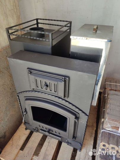 Банная печь на три помещения