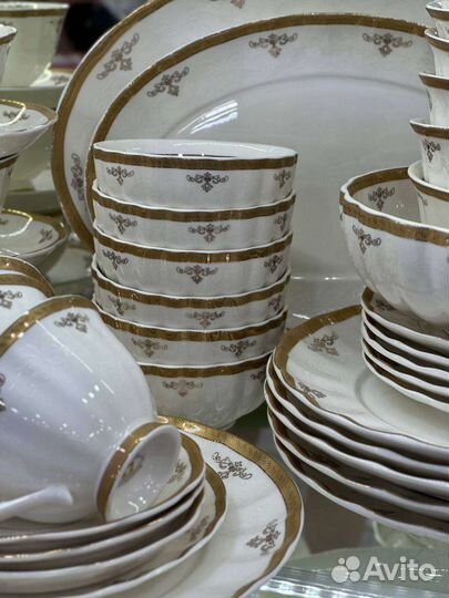 Сервиз столовый 42 предмета новый