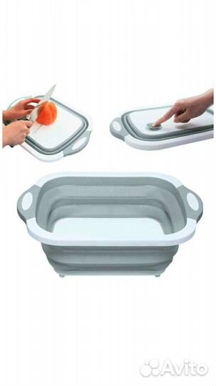 Многофункциональная разделочная доска, 39х29 см