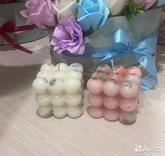 Ароматическая свеча ручной работы