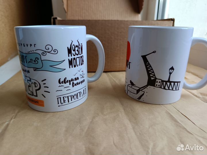Подарочный набор Санкт-Петербург (кружки новые)