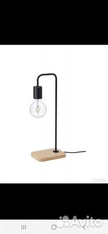 Лампа настольная лофт икея оригинал