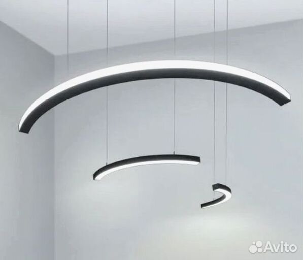 Профильный светильник полукольцо