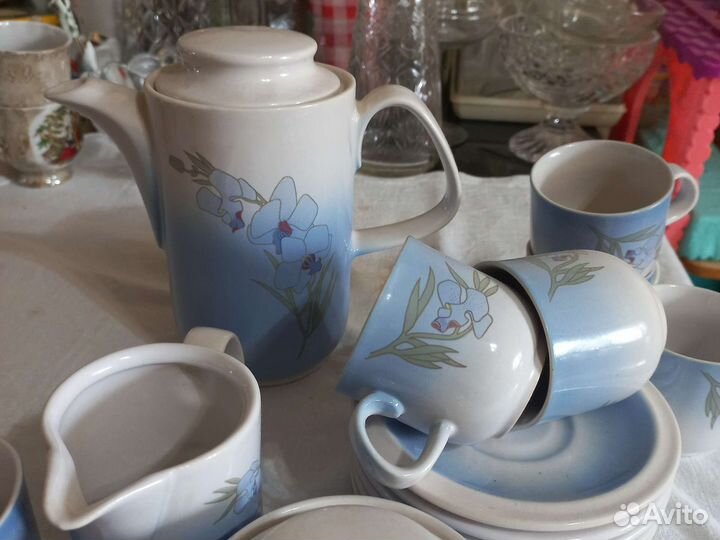 Сервиз кофейный гдр 15 предметов