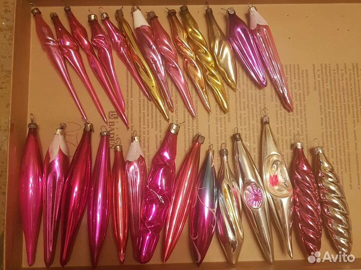 Елочная игрушка Сосулька