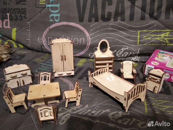 Мебель для кукол, конструктор
