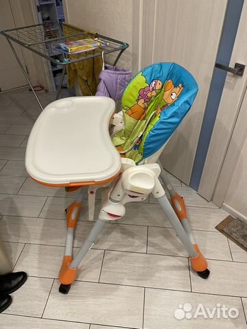 Стульчик для кормления Chicco Polly 2 in 1