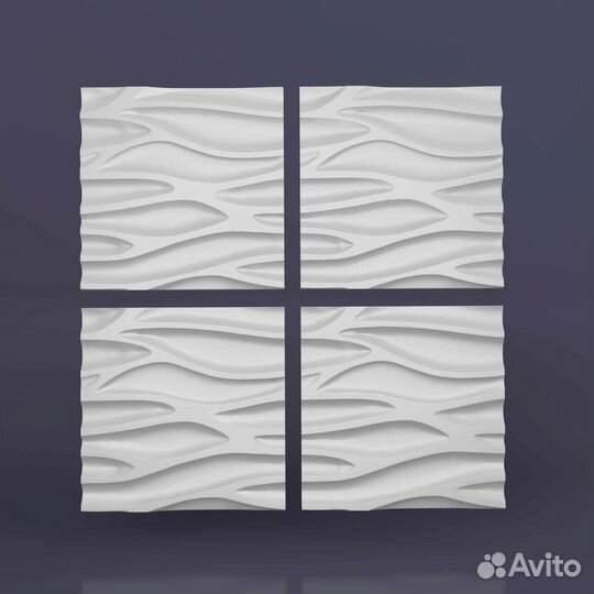 Гипсовая 3D панель 