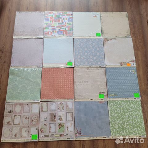 Бумага для скрапбукинга 30,5х30,5 см Fleur Desing