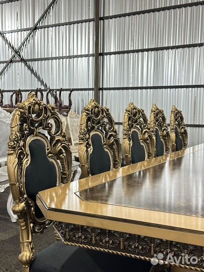 Стол обеденный со стульями