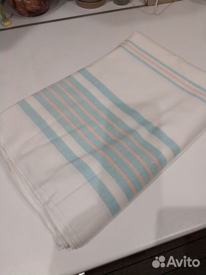 Простынь лен отрез СССР