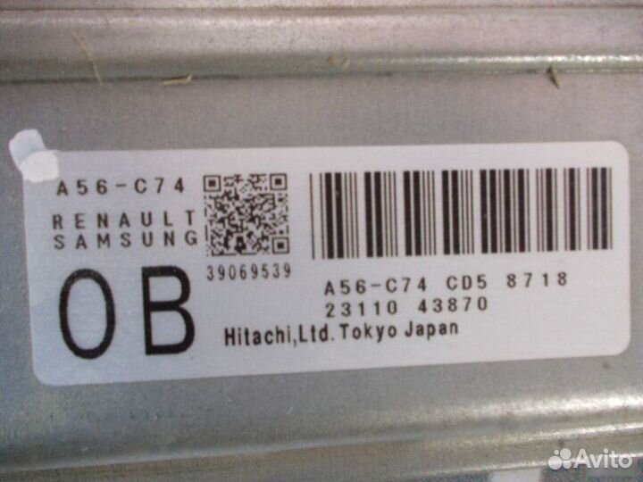 Блок управления двигателем Nissan Almera Classic