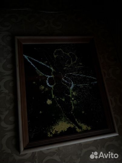 Картина 20х25, алмазная мозайка «Фея Тинкербелл»