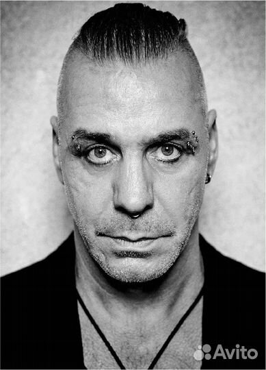 Тилль Линдеманн Rammstein автограф на металле