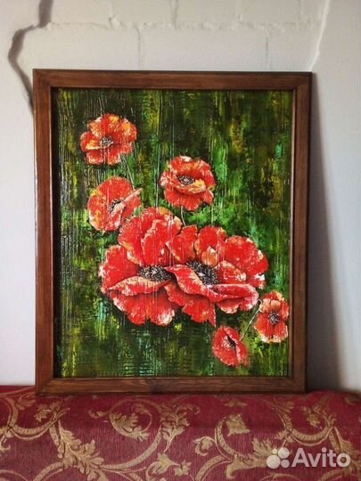 Картина, масло, оргалит