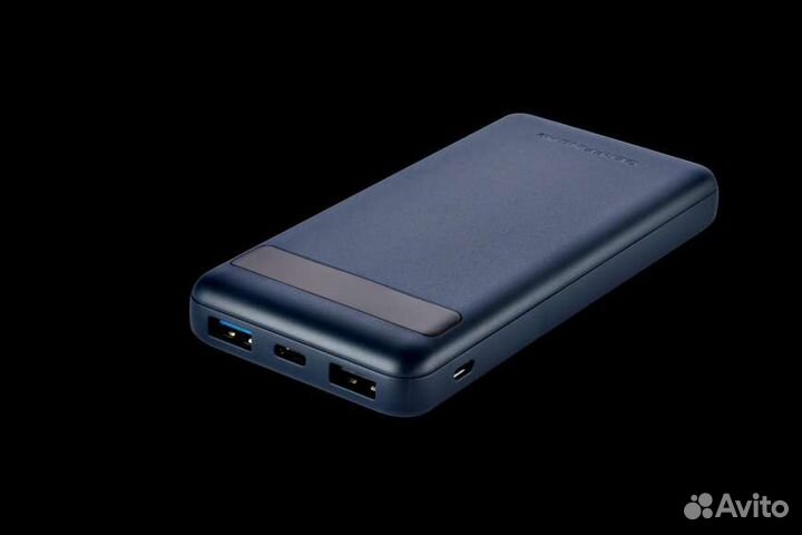 Внешний аккумулятор с беспроводной зарядкой 10000