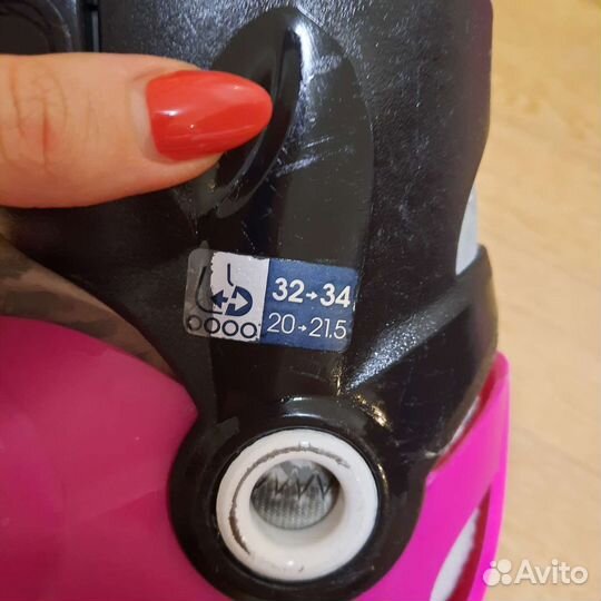 Роликовые коньки р 32-34