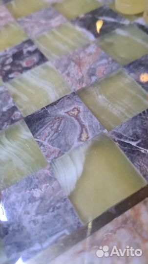 Шахматы и оникса 24.5 х 24.5