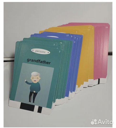 Развивающие карточки на английском/ арабском языке