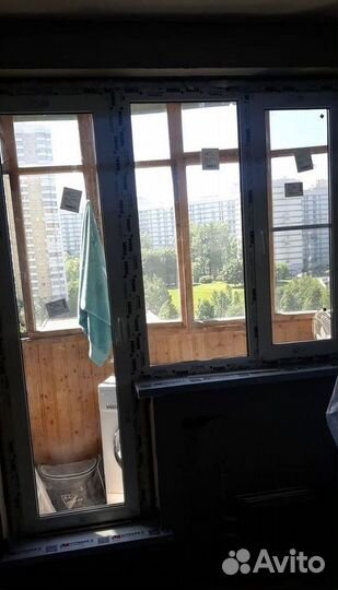 Остекление окон и балконов пвх