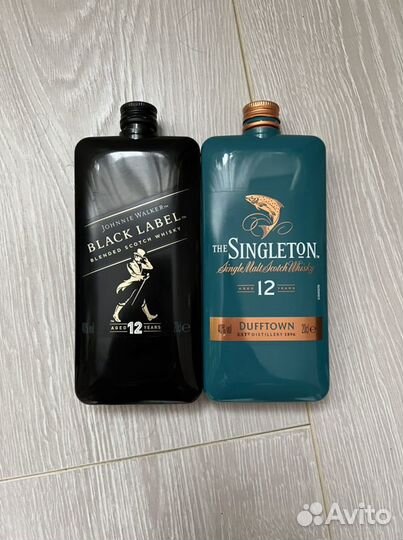 2 Фляжки из под виски