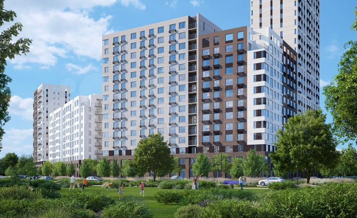 2-к. квартира, 62,8 м², 15/25 эт.