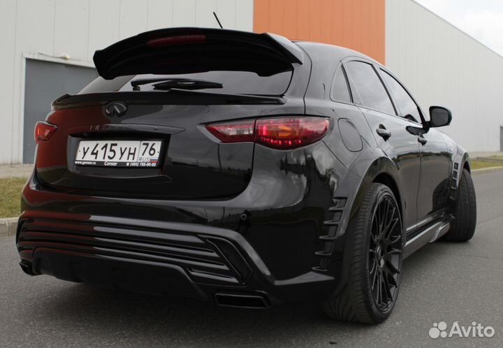Спойлер infiniti fx35 fx37 fx50 fx30d (нижний)