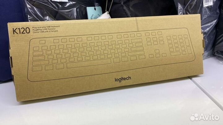 Клавиатура Logitech K120 USB Black