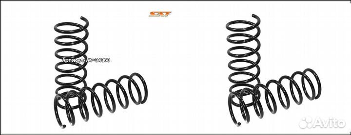 Комплект пружин 2шт задние toyota duet daihatsu st